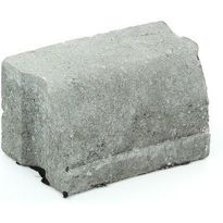 Liimattava reunakivi Rudus, kaarre R1000 kovera, 195x130x120mm, sileä, harmaa