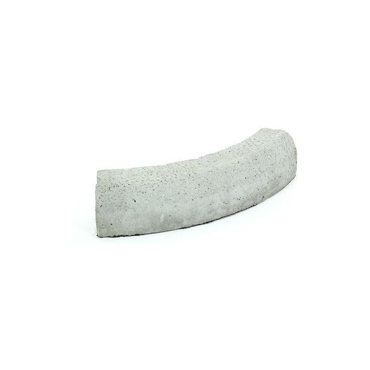 Liimattava reunakivi Rudus, kaarre R750 kupera, 780x130x160mm, sileä, harmaa