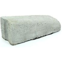 Liimattava madalluskivi Rudus, 16&gt;6cm, oikea, 390x130mm, sileä, harmaa
