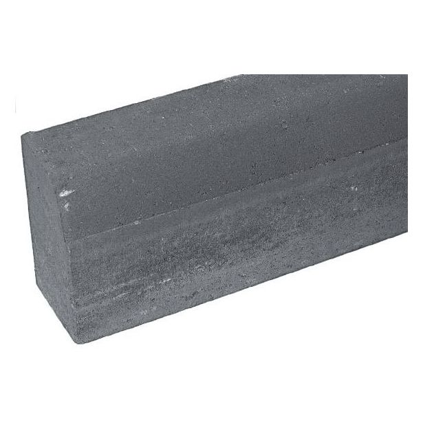 Upotettava reunakivi Rudus H1, suora, 1000x170x300mm, sileä, harmaa