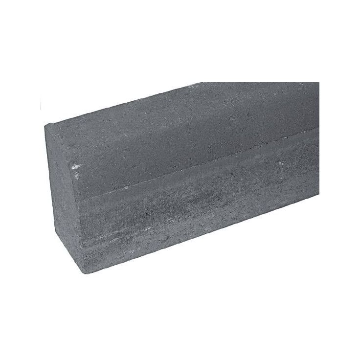 Upotettava reunakivi Rudus H1, suora, 1000x170x300mm, sileä, harmaa