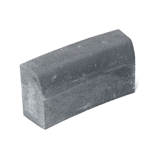 Upotettava reunakivi Rudus H5, kaarre R2500 kovera, 560x170x300mm, sileä, harmaa