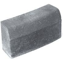 Upotettava reunakivi Rudus H6, kaarre R2500 kupera, 560x170x300mm, sileä, harmaa