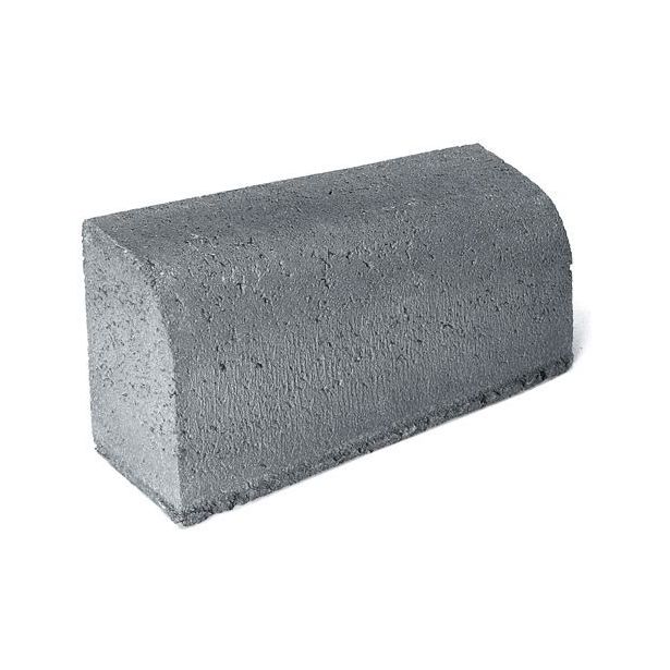 Upotettava madalluskivi Rudus H9, oikea, 500x170x300mm, sileä, harmaa