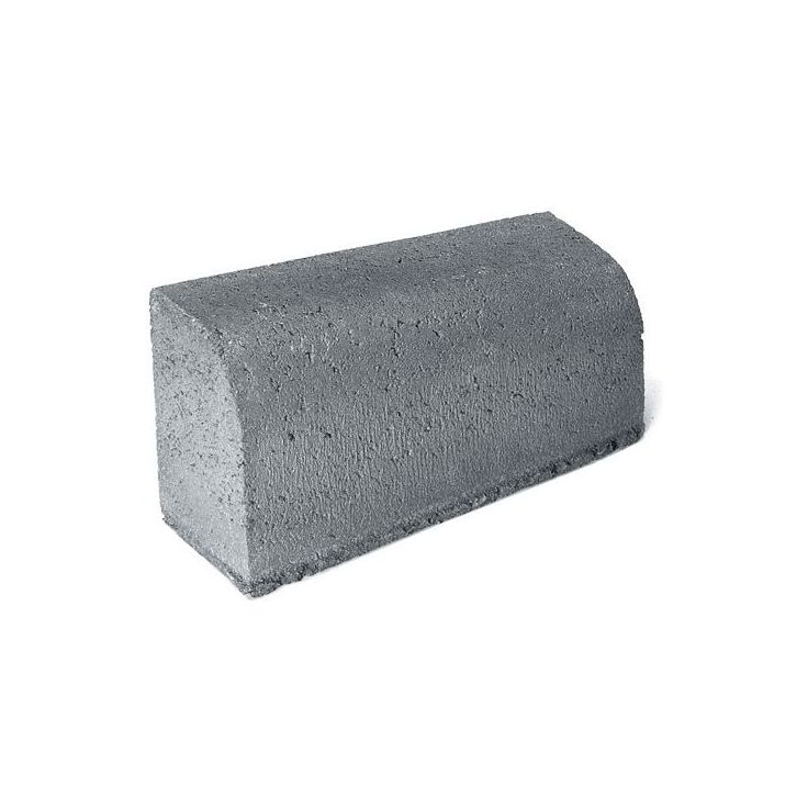 Upotettava madalluskivi Rudus H9, oikea, 500x170x300mm, sileä, harmaa