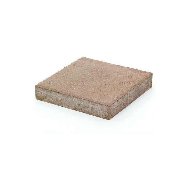 Betonilaatta Rudus, 298x298x50mm, sileä, hiekanruskea