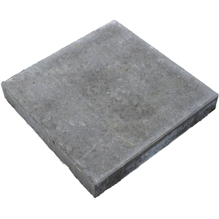 Sileä betonilaatta Rudus, 420x420x60mm, harmaa