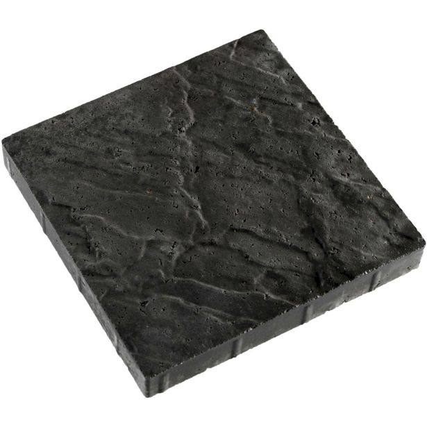 Rustiikkilaatta Rudus, 418x418x60mm, musta