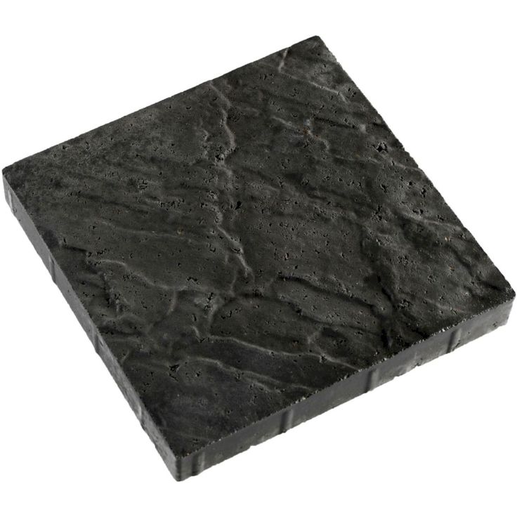 Rustiikkilaatta Rudus, 418x418x60mm, musta