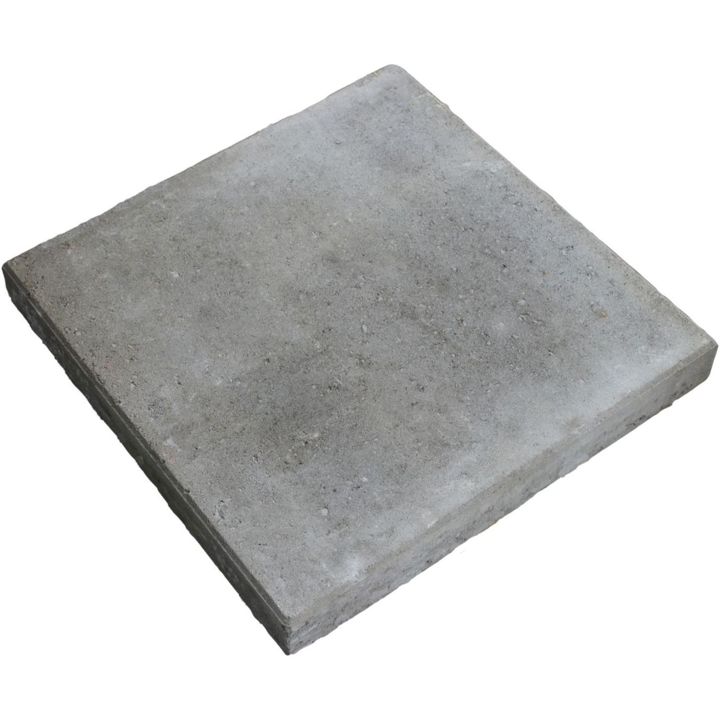 Sileä betonilaatta Rudus, 490x490x60mm, harmaa