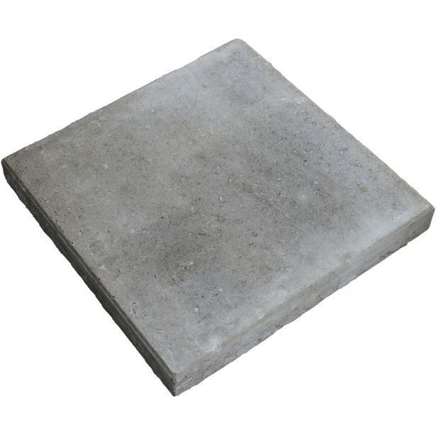 Sileä betonilaatta Rudus, 490x490x60mm, harmaa