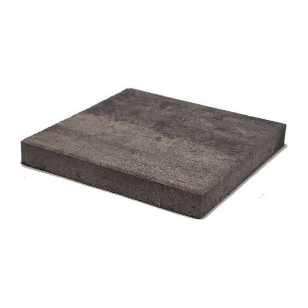 Betonilaatta Rudus, 398x398x50mm, sileä, mustaharmaa