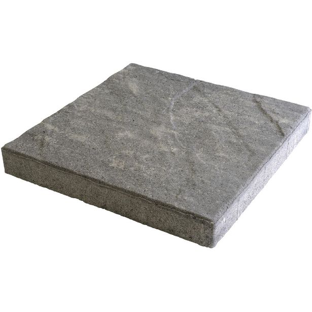 Betonilaatta Rudus 398x398x50mm, profiloitu, mustaharmaa