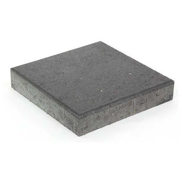 Betonilaatta Rudus, 418x418x80mm, sileä, musta