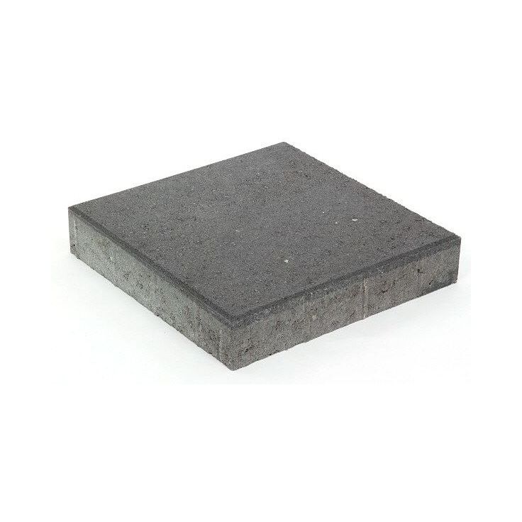 Betonilaatta Rudus, 418x418x80mm, sileä, musta
