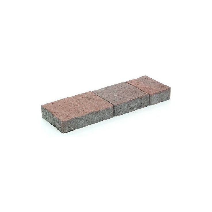 Pihakivisarja Rudus Torino-kivet, 60mm, profiloitu, punamusta