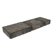 Pihakivisarja Rudus Torino-kivet, 60mm, antiikkipinta, musta