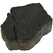 Pihakivi Rudus Luotokivi, 336x246x80mm, profiloitu, hiili