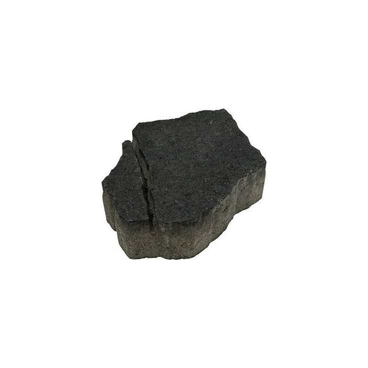 Pihakivi Rudus Luotokivi, 336x246x80mm, profiloitu, hiili