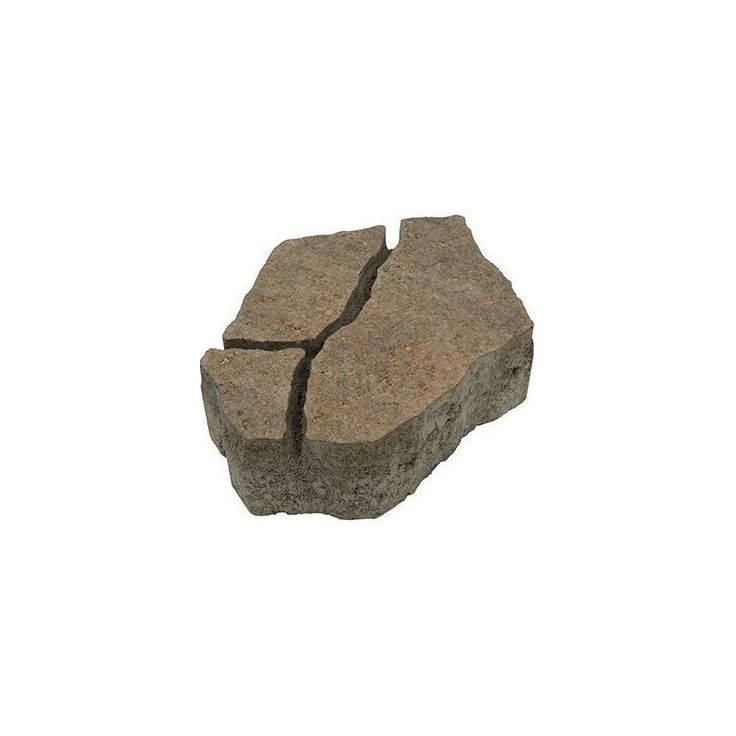 Pihakivi Rudus Luotokivi, 336x246x80mm, profiloitu, hehku