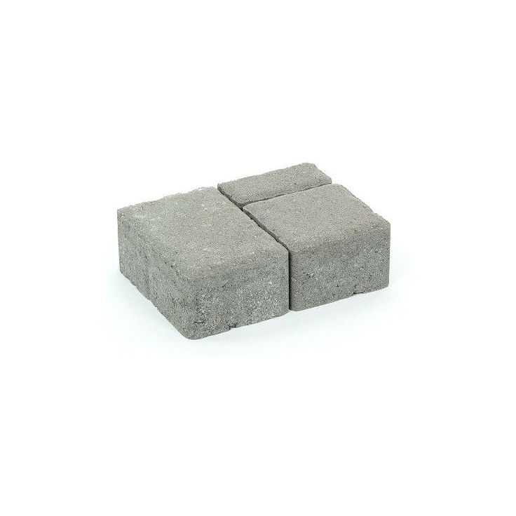 Pihakivisarja Rudus Milano-kivet, 80mm, sileä, harmaa
