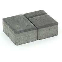 Pihakivisarja Rudus Milano-kivet, 80mm, sileä, musta
