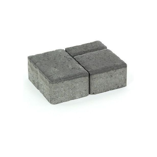 Pihakivisarja Rudus Milano-kivet, 80mm, sileä, musta