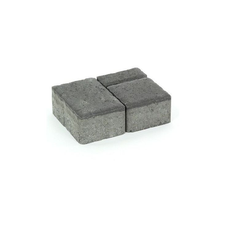 Pihakivisarja Rudus Milano-kivet, 80mm, sileä, musta