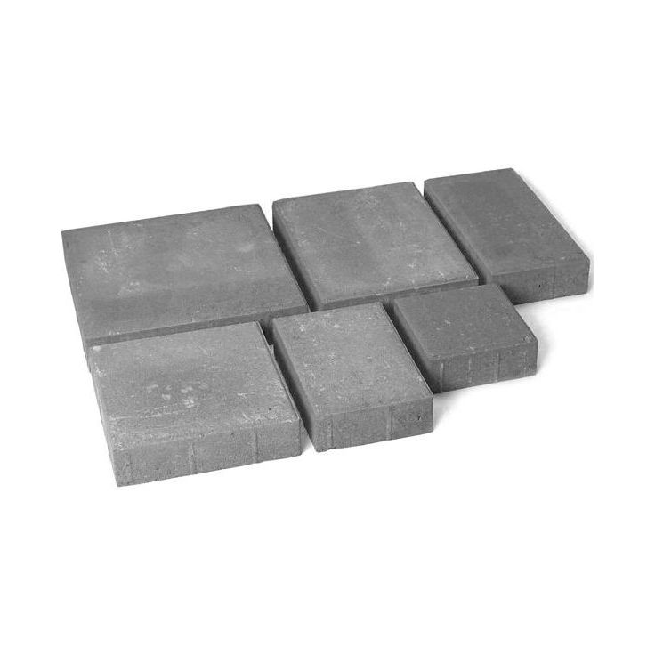 Pihakivisarja Rudus Roomalaiset isot kivet, 80mm, sileä, harmaa