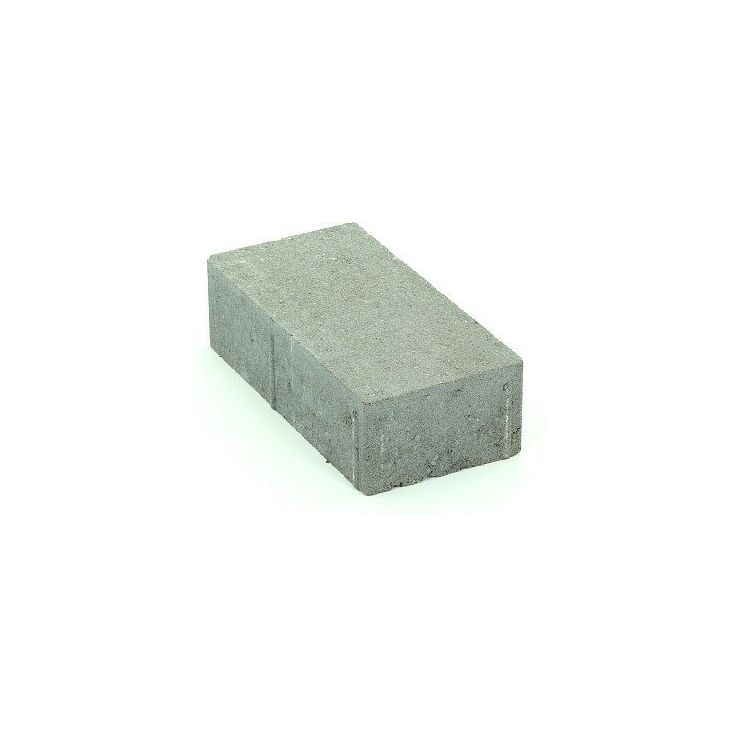 Pihakivi Rudus Kartanokivi 80, viisteetön, 277x137x80mm, sileä, harmaa