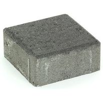 Pihakivi Rudus Kartanonoppa 60, 138x138x60mm, sileä, musta