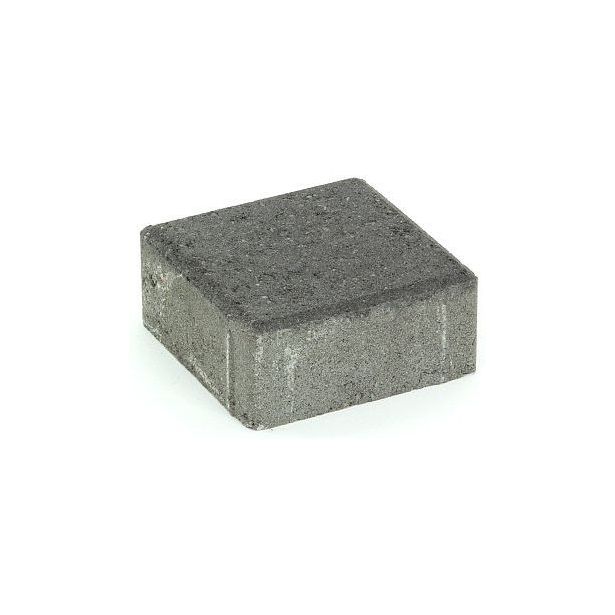 Pihakivi Rudus Kartanonoppa 60, 138x138x60mm, sileä, musta