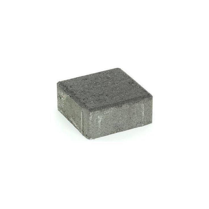 Pihakivi Rudus Kartanonoppa 60, 138x138x60mm, sileä, musta