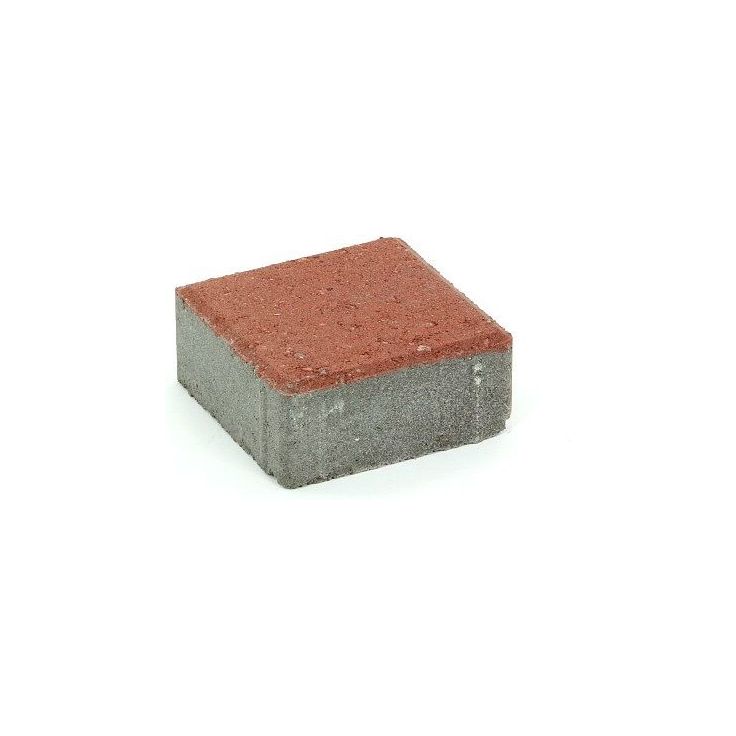 Pihakivi Rudus Kartanonoppa 60, 138x138x60mm, sileä, punainen