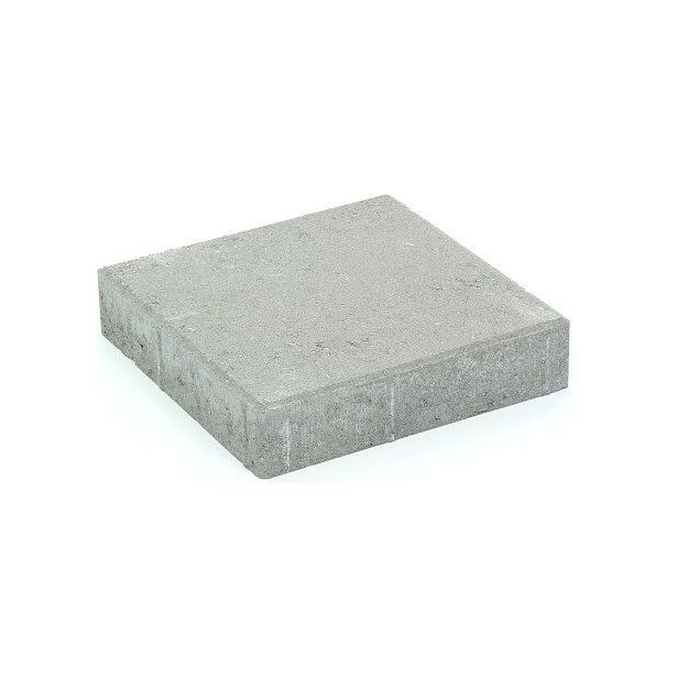 Pihakivi Rudus Kartanolaatta 60, 278x278x60mm, sileä, harmaa