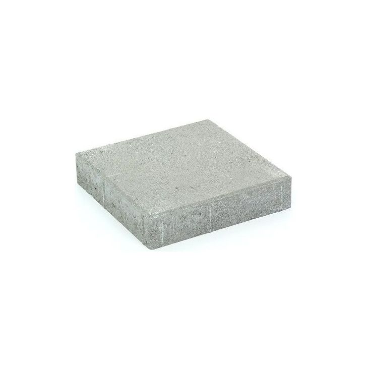 Pihakivi Rudus Kartanolaatta 60, 278x278x60mm, sileä, harmaa