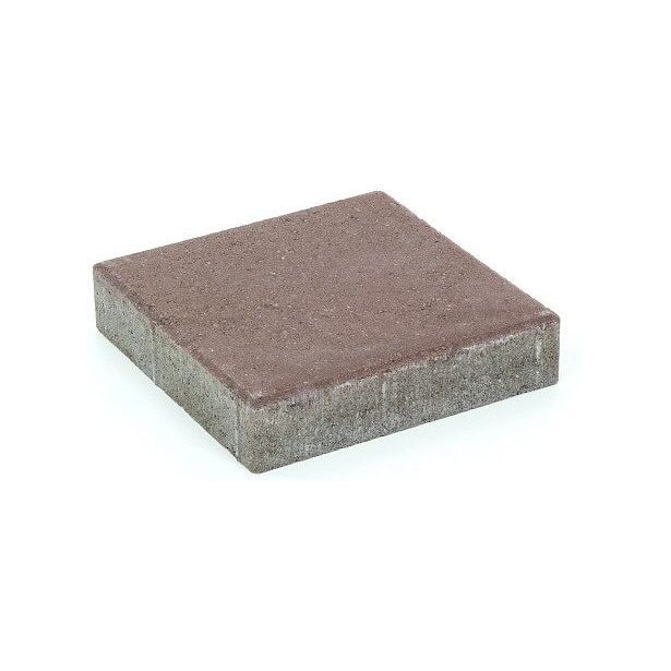 Pihakivi Rudus Kartanolaatta 60, 278x278x60mm, sileä, ruskea