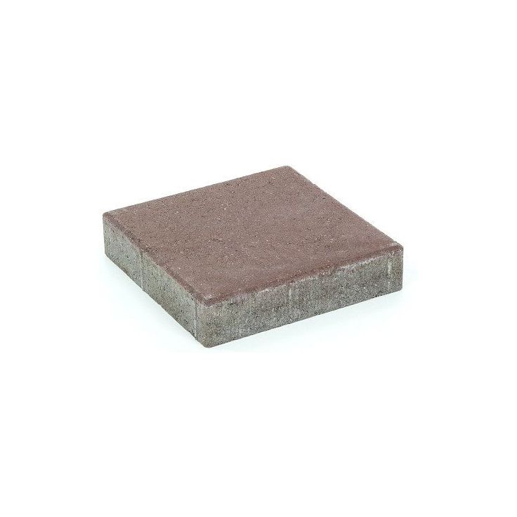 Pihakivi Rudus Kartanolaatta 60, 278x278x60mm, sileä, ruskea