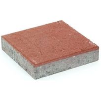 Pihakivi Rudus Kartanolaatta 60, 278x278x60mm, sileä, punainen