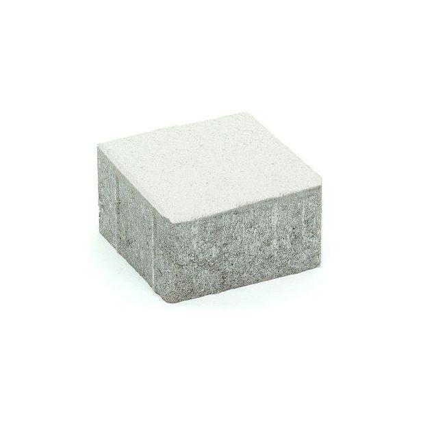 Pihakivi Rudus Kartanonoppa 80, 138x138x80mm, sileä, valkoinen