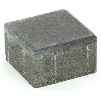 Pihakivi Rudus Kartanonoppa 80, 138x138x80mm, sileä, musta