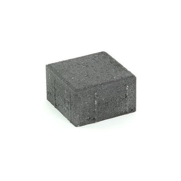 Suojatiekivi Rudus Kartanonoppa 80, 138x138x80mm, sileä, musta