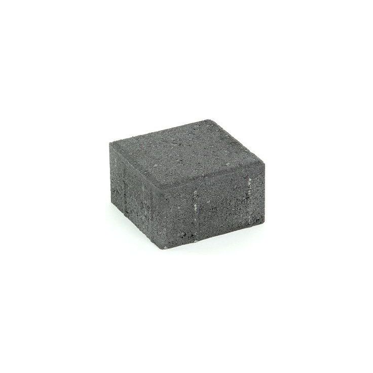 Suojatiekivi Rudus Kartanonoppa 80, 138x138x80mm, sileä, musta