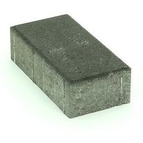 Pihakivi Rudus Kartanokivi 80, 278x138x80mm, sileä, musta