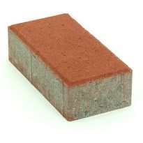 Pihakivi Rudus Kartanokivi 80, 278x138x80mm, sileä, punainen