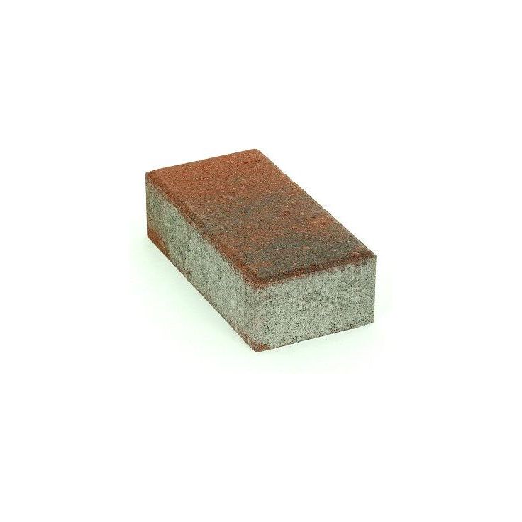 Pihakivi Rudus Kartanokivi 80, 278x138x80mm, sileä, punamusta