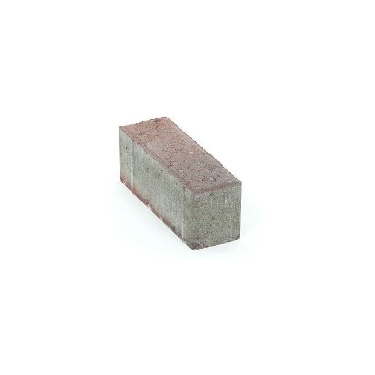 Pihakivi Rudus Luostarikivi 80, 208x68x80mm, sileä, punamusta