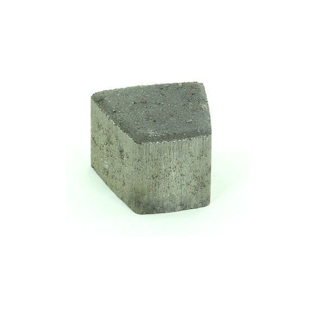 Pihakivi Rudus Klassikko iso kaarre 80, 110x115x80mm, sileä, musta