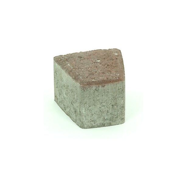Pihakivi Rudus Klassikko iso kaarre 80, 110x115x80mm, sileä, punamusta