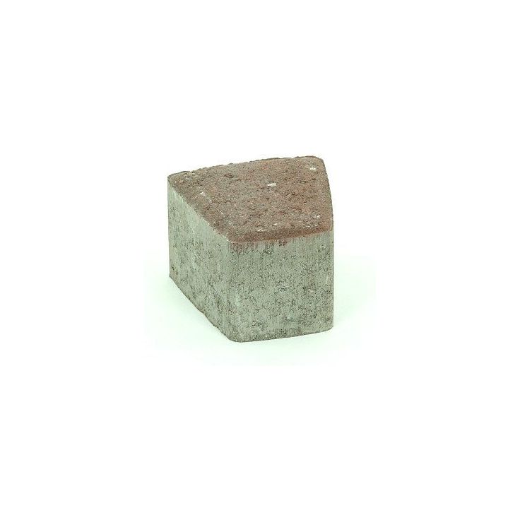 Pihakivi Rudus Klassikko iso kaarre 80, 110x115x80mm, sileä, punamusta
